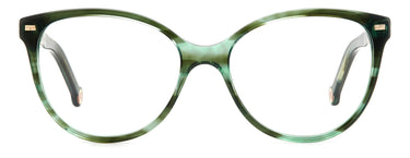Designer Women Carolina Herrera Eyeglasses: HER 0158 - Green- SpecSMART Eye Clinic (Front View)